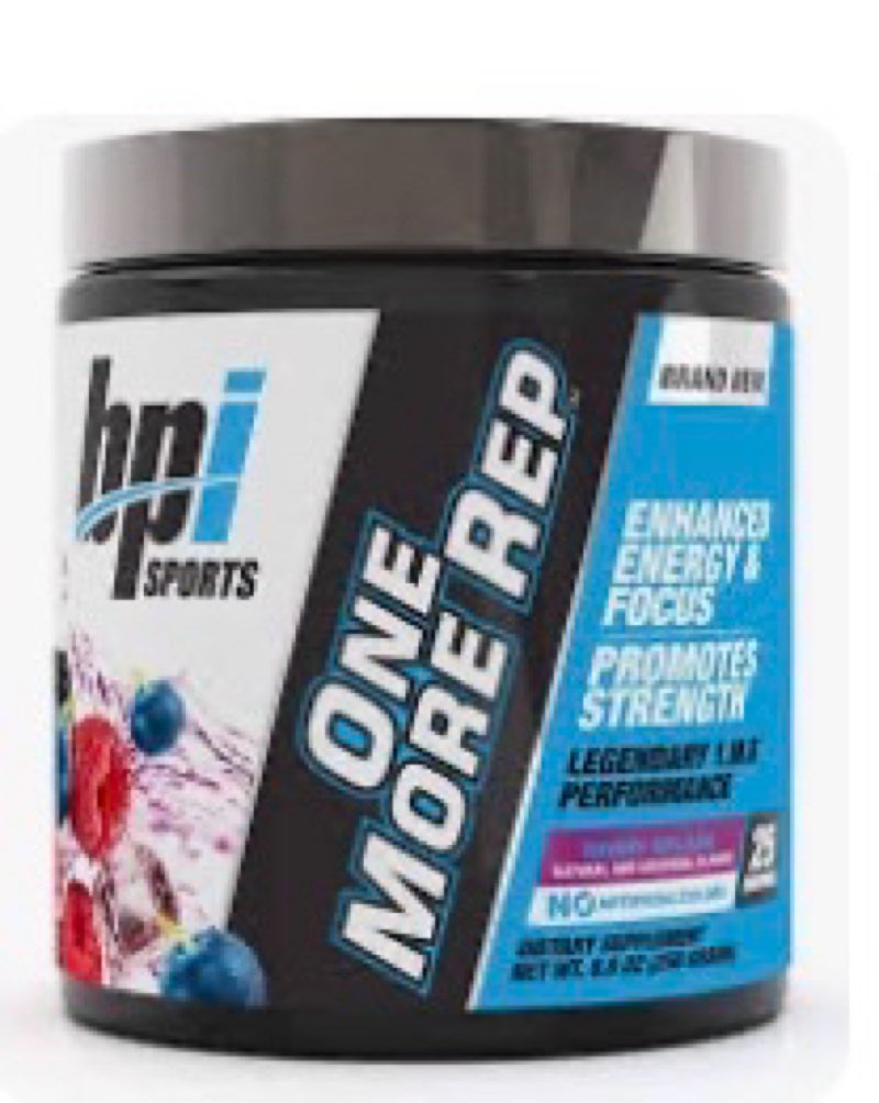 (Exp: 05/2027) BPI Sports One More Rep Pre-Workout Powder - Increase Energy and Stamina - Intense Strength - Recove