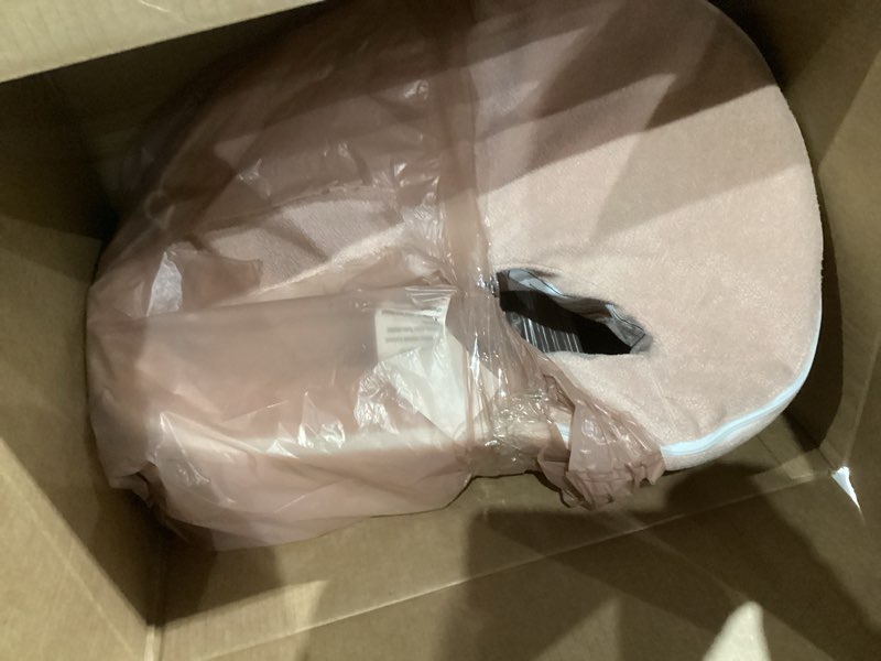 Condition photo showing As Is for My Brest Friend Nursing Pillow - Deluxe - Enhanced Comfort w/ Slipcover - Ergonomic Breastfeeding Pillow For Ultimate Support For Mom & Baby - Adjustable Pillow W/ Handy Side Pocket, Soft Rose