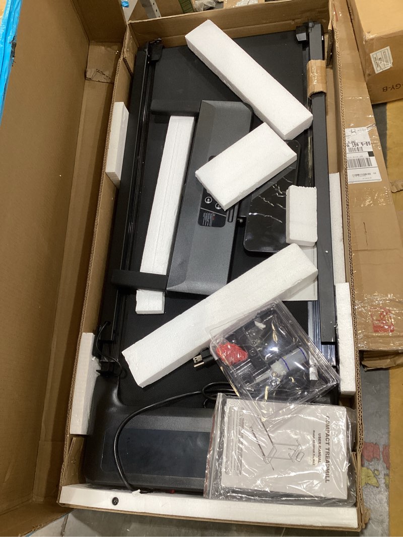 Condition photo showing New/Like New for Walking Pad Treadmill with Handle Bar, Compact Portable Treadmills for Home Small, Electric Walking Pads with Handles, 3.5HP Quiet and LED Display, 400 LBS Capacity