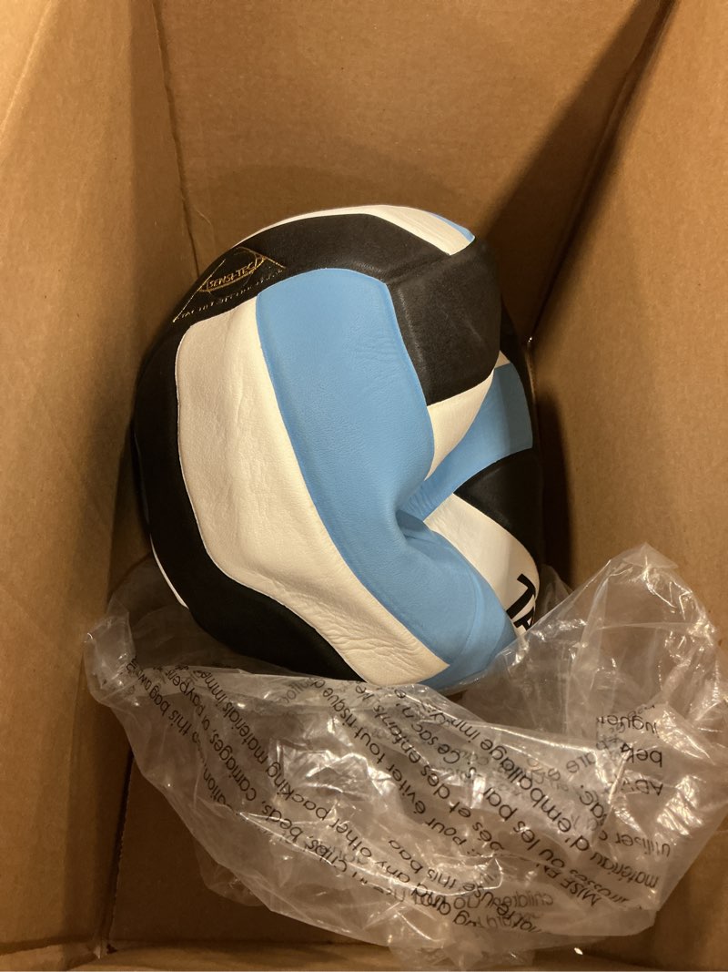 Condition photo showing As Is for Tachikara SV5WSC.CWSL Blue/White/Black Official