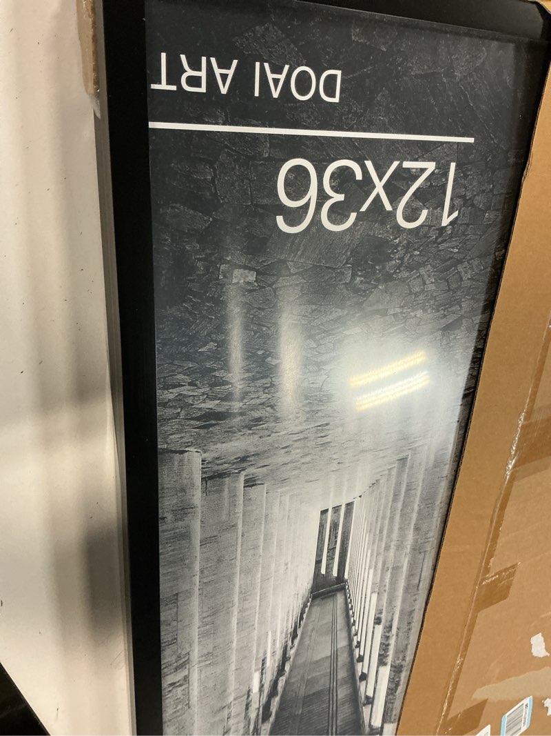 Condition photo showing Good Condition for DOAI ART 24x36 Poster Frame,12x36 Frame Black ,Collage Poster Frames 24 x 36 inches and 12x36 Picture Frames with HD Plexiglass for Horizontal or Vertical Wall Mounting, Scratch-proof Safe and Artistic Black 24x36 12x36