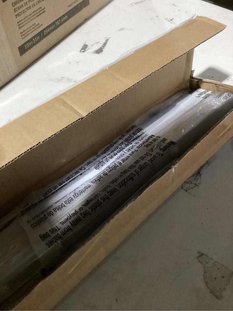 Condition photo showing New/Like New for lazblinds no tools no drill 1" vinyl mini blinds, cordless blinds for windows, light filtering horizontal window blinds & shades, 20" w x 36" h, white cordless-white 20" w x 36" h