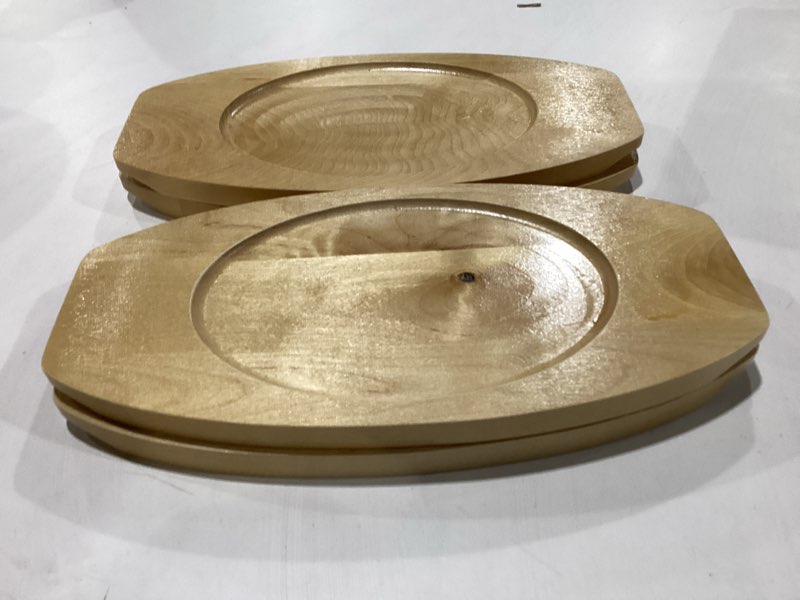 Condition photo showing Good Condition for similar to stock photo artibetter wooden heat-resistant trivet oval oak hot pot holder  kitchen casserole mat for household and restaurant use