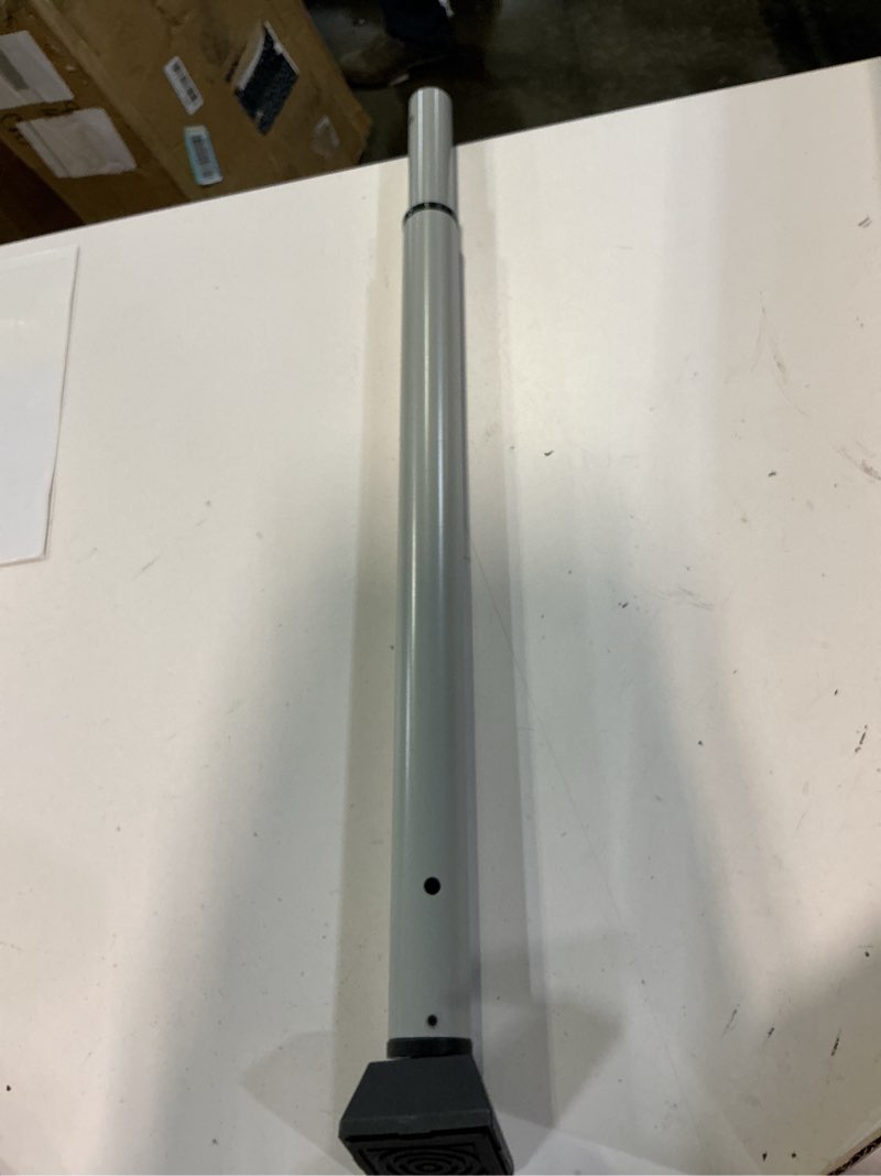 Condition photo showing As Is for brinks- portable door security bar, silver- adjustable security door jammer- fits standard sliding doors, hinged doors, and windows- for travel, home, dorm