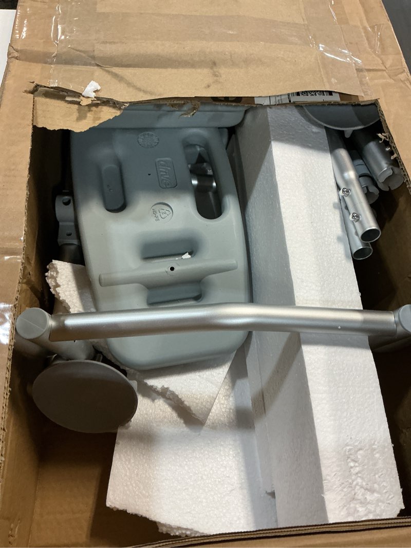 Condition photo showing New/Like New for drive medical tub transfer bench for bathtub - safer, independent bathing aid - height adjustable bench - sturdy aluminum construction - comfortable backrest support - 350 lb capacity transfer bench standard