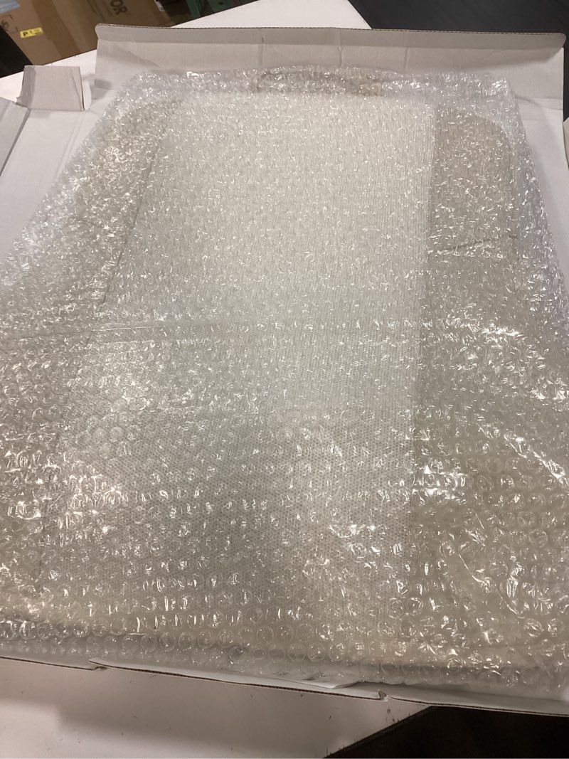 Condition photo showing As Is for back massager for pain relief deep tissue, ultrathin rolling up and down full back massage with heat, 4d shiatsu kneading, shoulder massager, extended widened design for home, office, car use, beige