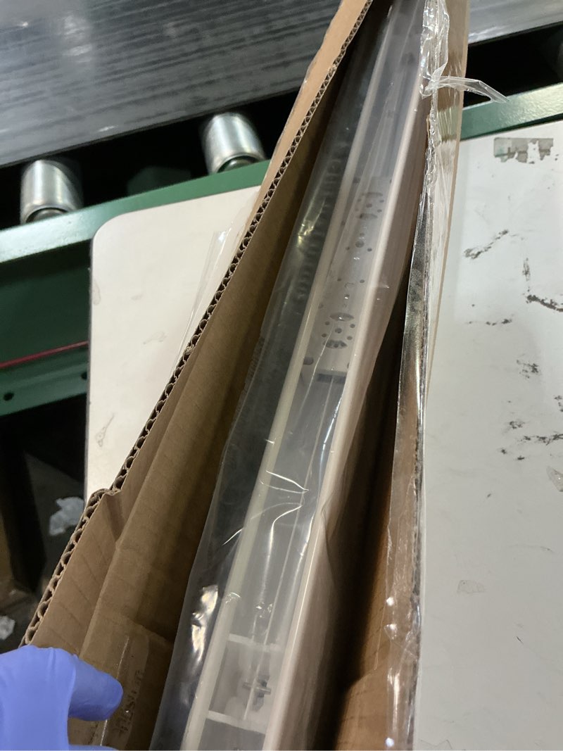 Condition photo showing Good Condition for LazBlinds Cordless Cellular Shades, No Tools No Drill Blackout Honeycomb Shades Pleated Blinds for Windows, 25.5'' W x 72'' H, Silver White Blackout-silver White 25 1/2'' W x 72'' H