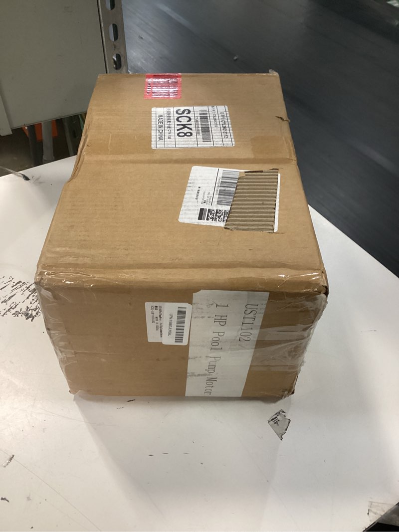 Condition photo showing New/Like New for ust1102 pool pump motor 1 hp compatible with hayward super pump, super ii, max flow, northstar & jacuzzi magnum pump, 1.0 horsepower single speed round flange pool motor 115/230v 3450 rpm 56j frame ust1102-1 hp pool pump motor