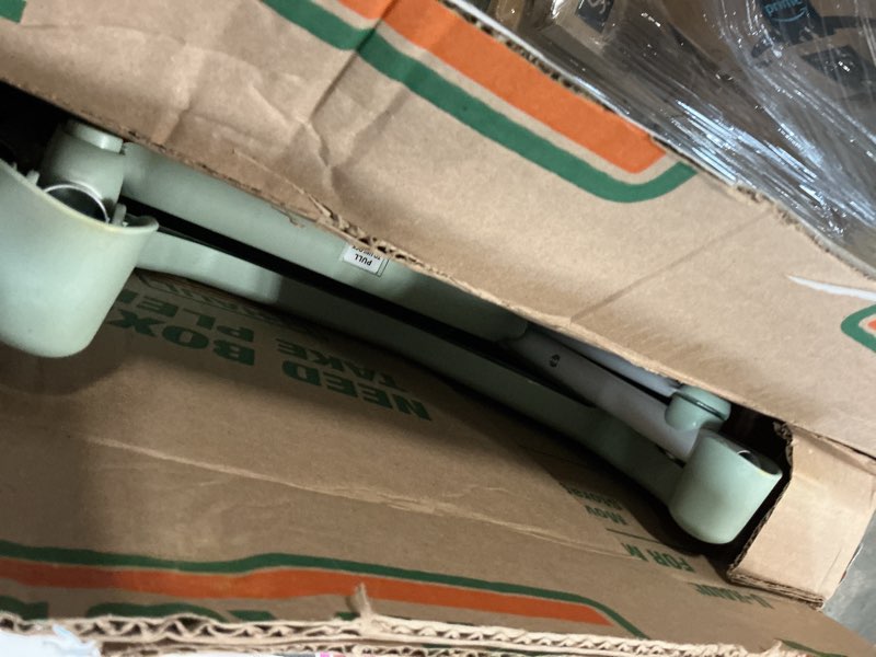 Condition photo showing Good Condition for HBTower Kids Step Stool 2 Steps, Toddler Tower for Kitchen Counter Learning, Toddler Kitchen Stool Helper with Anti-Drop Safty Railing Kids Standing Folding Stepper, Green