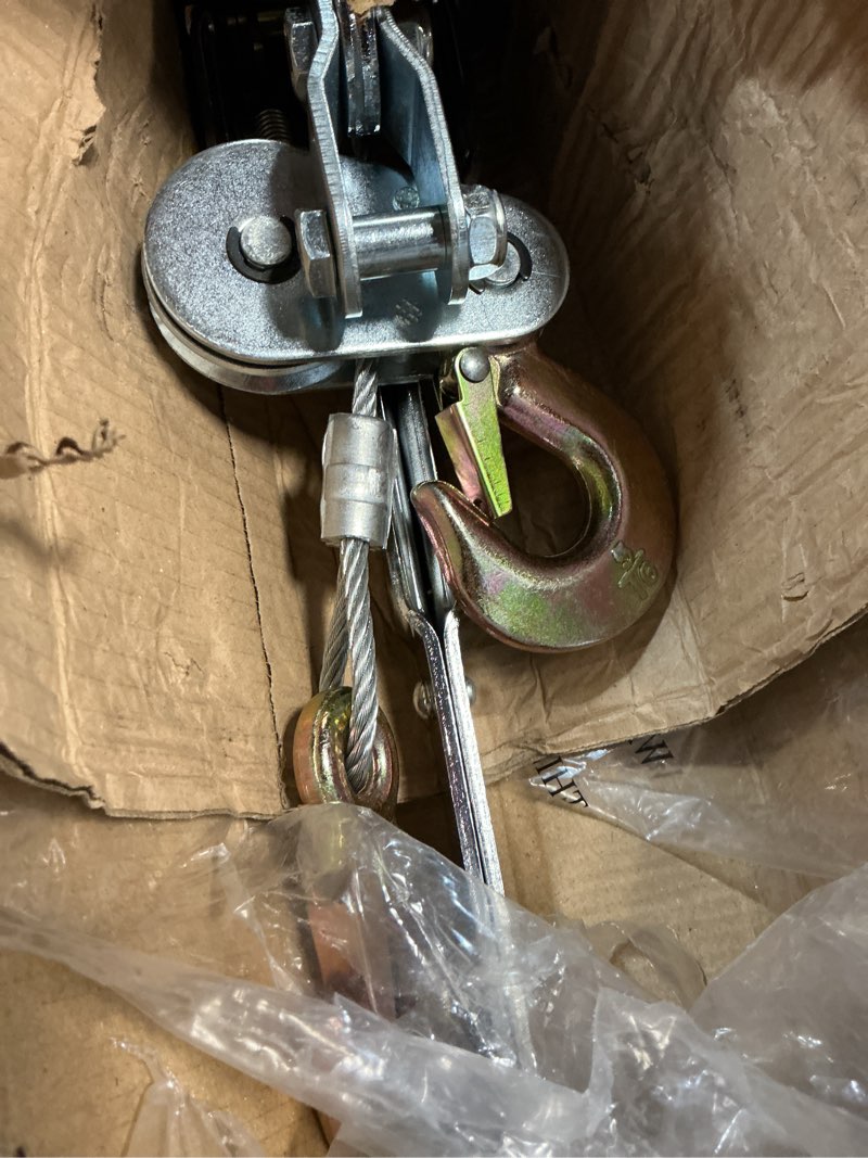 Condition photo showing New/Like New for NEIKO 02256A Come Along Winch, 5-Ton (10,000 Lbs) Pulling Capacity, 10Ft, 3 Hook, Heavy Duty Power Cable Come Along Tool with Dual Gears, Hand Winch Cable, Automotive Hoist Winch Puller, Recovery Gear