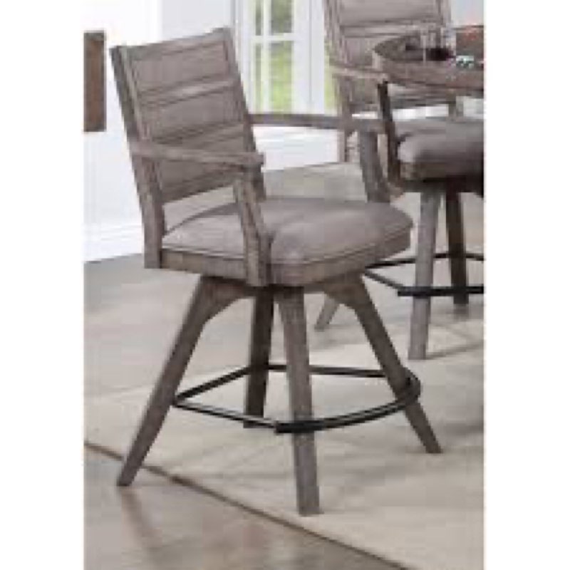 Delver Swivel Bar/Counter Stool with Arms