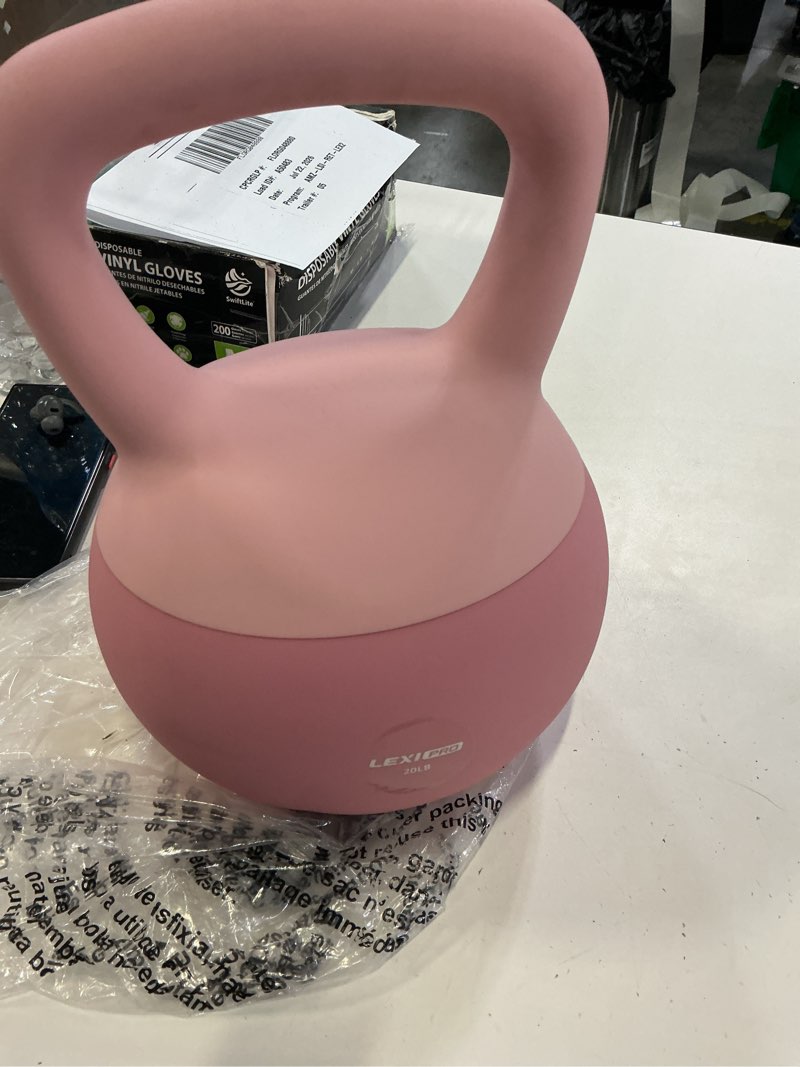 Condition photo showing Good Condition for lexi soft kettlebell with handle for strength conditioning and core training home gym workouts weightlifting yoga &pilates durable safe & comfortable fitness equipment for men and women, home gym equipment