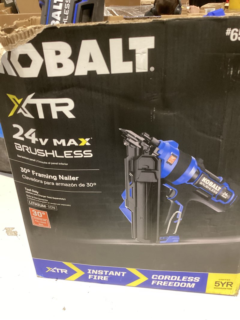 Kobalt XTR 2-1/8-in 18 -Gauge Cordless Straight Brad Nailer (Battery Not Included and Charger