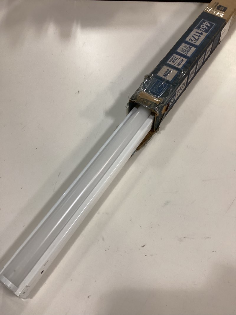 Condition photo showing Good Condition for Lithonia Lighting 1 Light LED Strip Light, 4 Foot LED Ceiling Lighting Fixture, 2500 Lumens, 4000K, 80CRI, 20W, Kitchen and Garage Use (MNSL L46 1LL 120V 40K 80CRI M6) 1-Light 4-Foot 120V