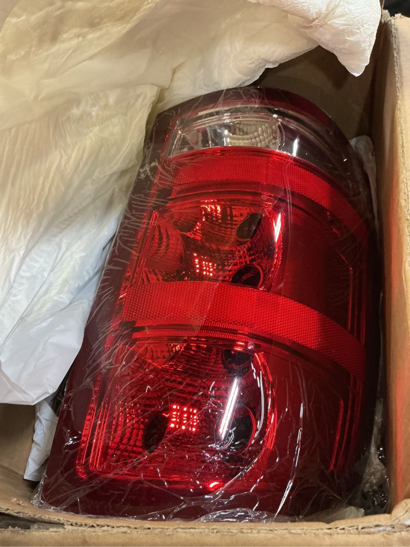 Condition photo showing Good Condition for tail light assembly compatible with 2007-2013 gmc sierra 1500 2500hd 3500hd factory style pickup truck taillight rear brake lamps oe replacement, passenger and driver side