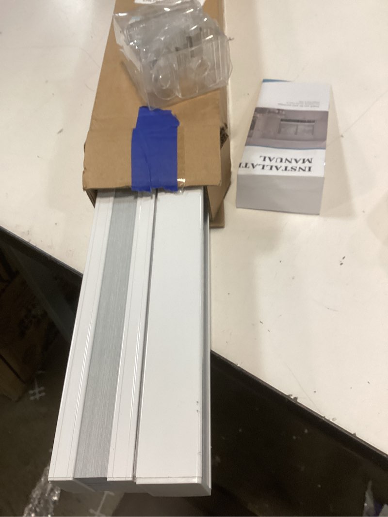 Condition photo showing Good Condition for Changshade Blackout Cellular Shades Cordless, Top Down Bottom Up Blinds for Windows, 1.5" Single Cell Pleated Honeycomb Window Shades for Bedroom, Child Room,24" Width x50 Height,White Blackout-white 24"W*50"H