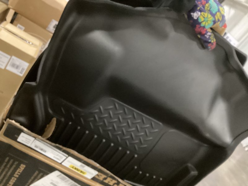 Condition photo showing Good Condition for Husky Liners Weatherbeater Floor Mats | Fits 2017-2026 Ford F-250/F-350 Standard CAB | Front Row, 2-pc Black - 13311