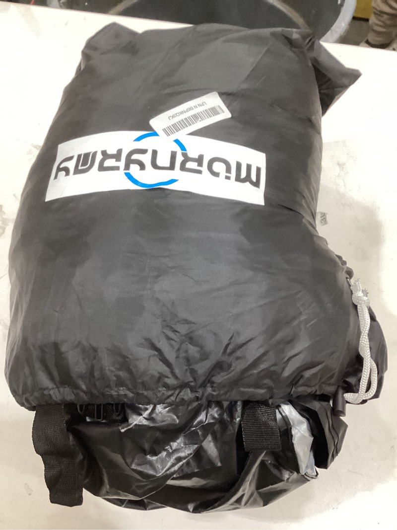 Condition photo showing As Is for MORNYRAY Waterproof Car Cover All Weather Snowproof UV Protection Windproof Outdoor Full car Cover, Universal Fit for Sedan (Fit Sedan Length 186-193 inch) A4-Fit Sedan Length 186-193 inch Blue