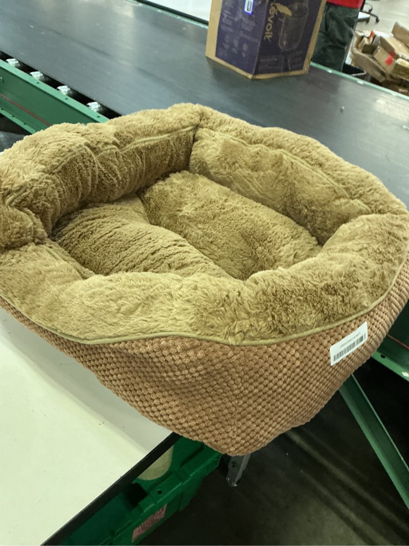 Condition photo showing As Is for invenho small dog bed orthopedic warming soft calming sleeping durable with anti-slip bottom
