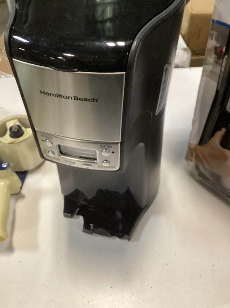 Hamilton Beach 48464 BrewStation Summit Black Single Serving 12 Cup Coffee Maker with Auto Shut Off