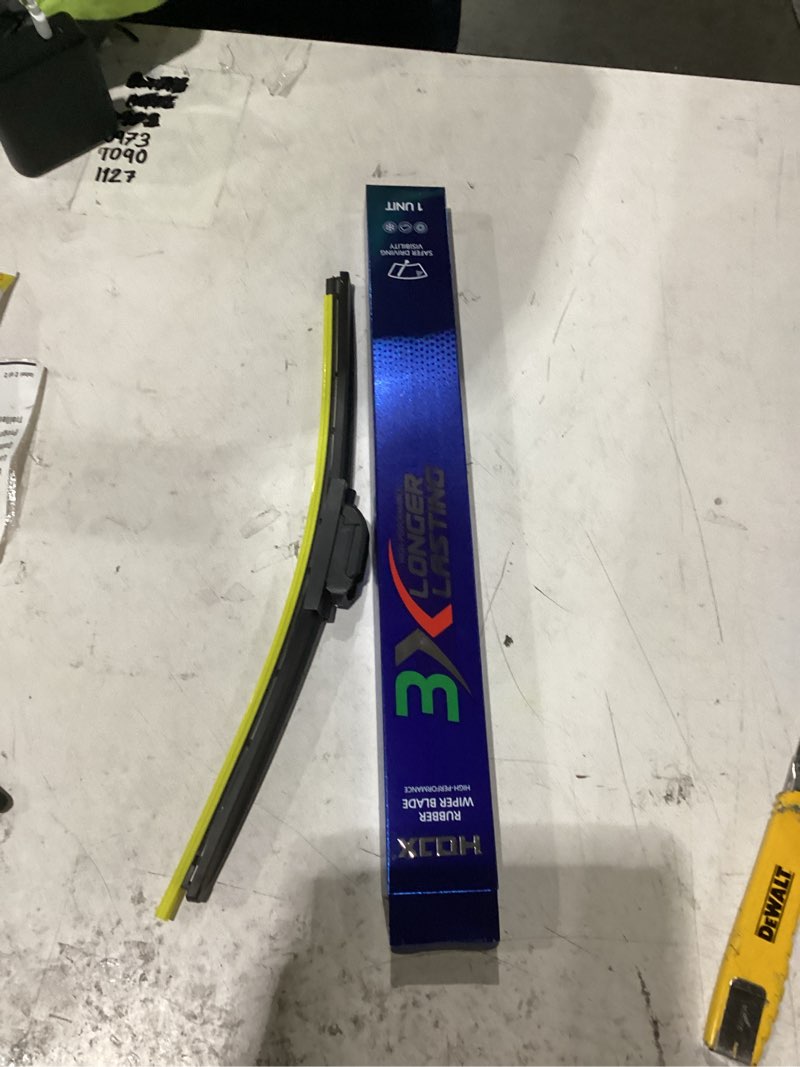 Condition photo showing New/Like New for quiet front windshield wiper blades 16 inch and 16 , oem quality all-season windshield wipers,u&j-hook for my car/automotive replacement, easy to install oem replacement parts front(16\" and 16\")