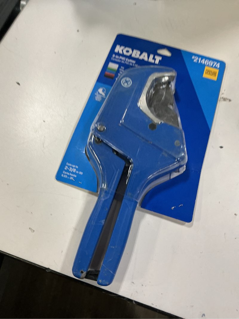 Condition photo showing As Is for kobalt 2-in pvc cutter