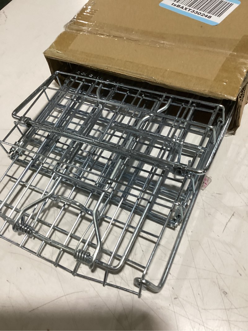 Condition photo showing As Is for KOCASO Live Animal Trap Humane Cage Trap Catch Kitten for Small Raccoon Groundhog Armadillo Cat Rabbit Skunk Possum/Easy Catch and Release(23.3x7.2x7.7inches)