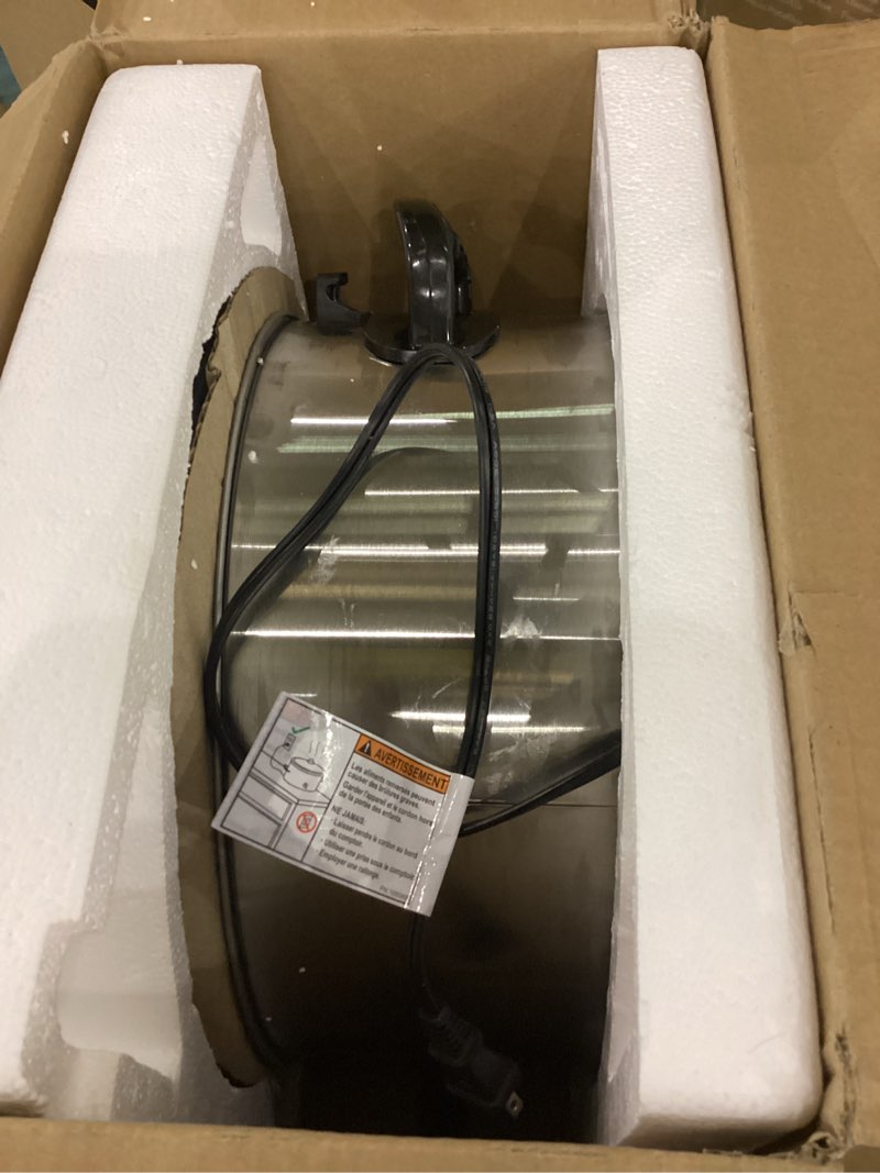 Condition photo showing As Is for Crock-Pot 6 Quart Cook & Carry Programmable Slow Cooker with Digital Timer Stainless Steel (CPSCVC60LL-S) pack of 1 Digital Display