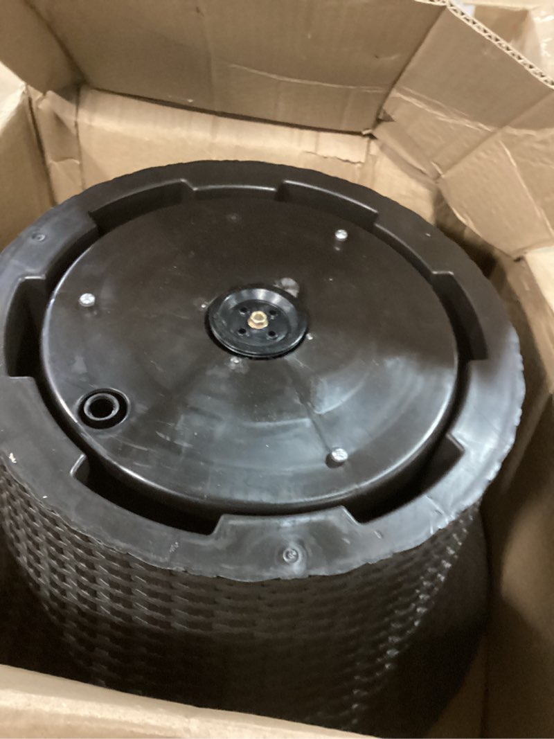 Condition photo showing As Is for Keter Cool Bar Rattan Brown