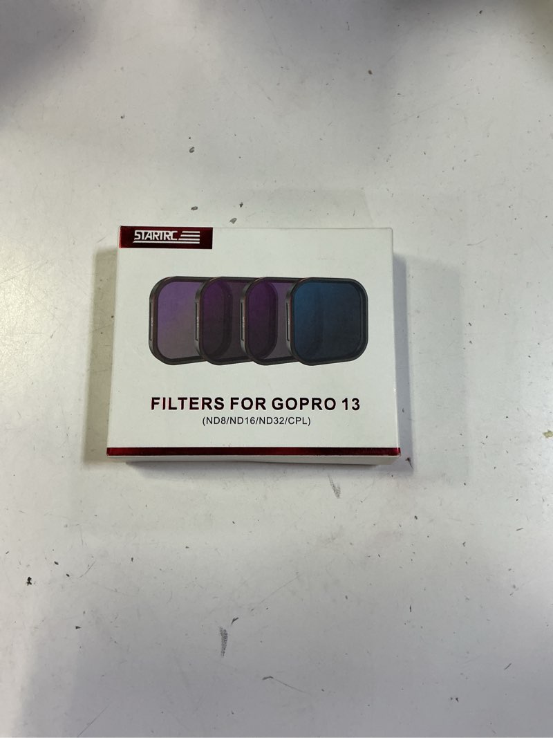 Condition photo showing New/Like New for STARTRC PHOTO ND & CPL Filter Set Compatible for GoPro Hero 13 Black, ND8 ND16 ND32 CPL Polarizing Neutral Density Filters for HERO13 Black Accessories, HD Optical Glass/Ultra Slim Aluminum Frame