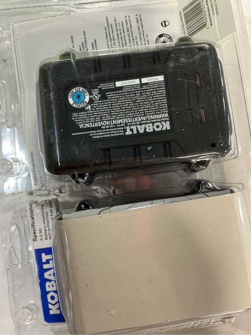 Condition photo showing Good Condition for kobalt 24-v 2-pack lithium battery (4 ah)
