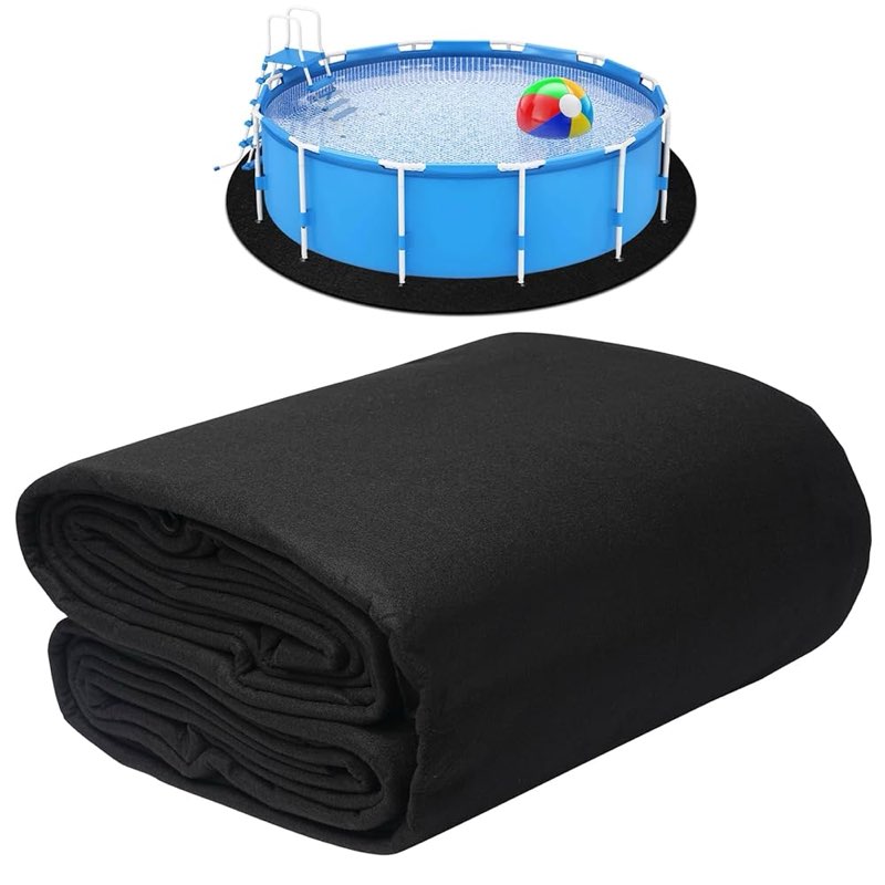 Zeonly Pool Liner Pad Black 21ft