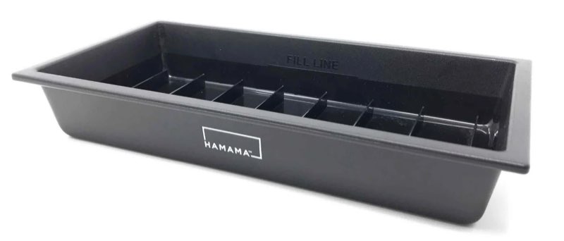 hamama plastic grow tray black 50pcs