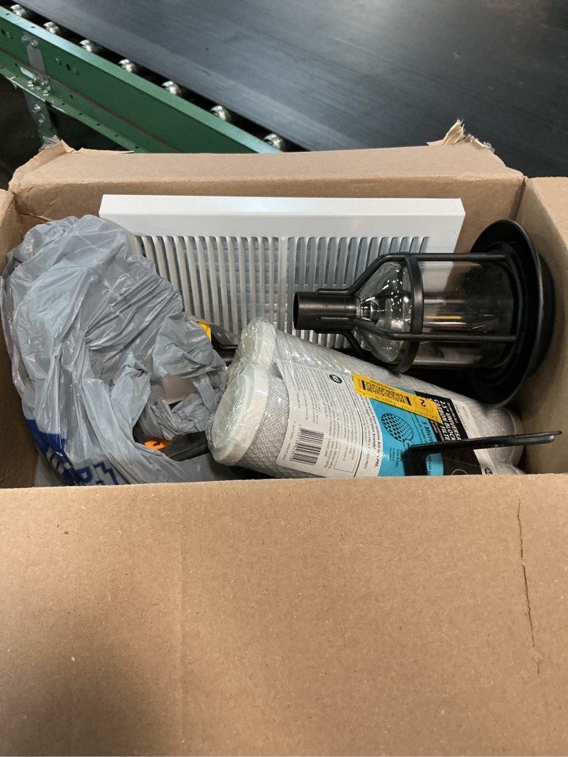 Condition photo showing As Is for assorted home improvement lot (small tools, screw, home accessories, etc.)