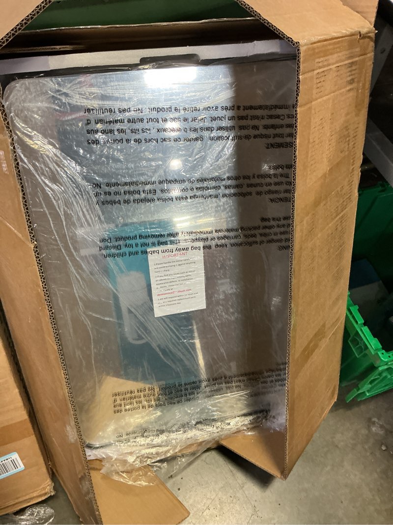 Condition photo showing Good Condition for Medicine Cabinet with Mirror, 20x30 Inch Aluminum Bathroom Cabinet with Adjustable Shelves, Built-in Makeup Storage, Recessed or Surface Mount, Soft Close Hinges, Matte Black Matte Black 20" x 30"