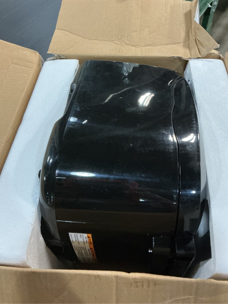 Condition photo showing As Is for hamilton beach cool touch electric deep fryer with basket and lid, 2 liters / 8 cups oil capacity, adjustable temperature, 1500 watts for fast heat-up, viewing window easy to clean, black (35021)
