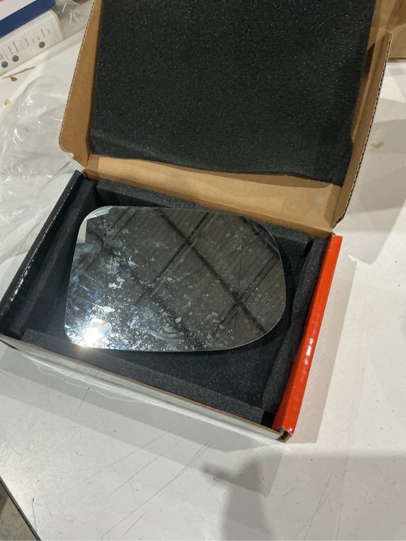 Condition photo showing Good Condition for a-premium left driver side heated mirror glass with backing plate - compatible with honda civic 2014 2015 - exterior side view flat mirror