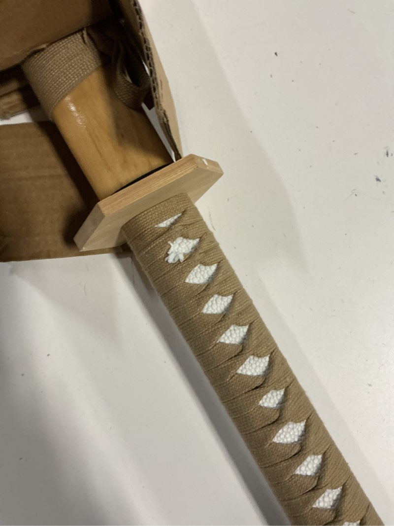 Condition photo showing Good Condition for Practice Training Sword Katana - Trainer Katana Swords Cosplay Prop Longsword for Practice,Training and Gift