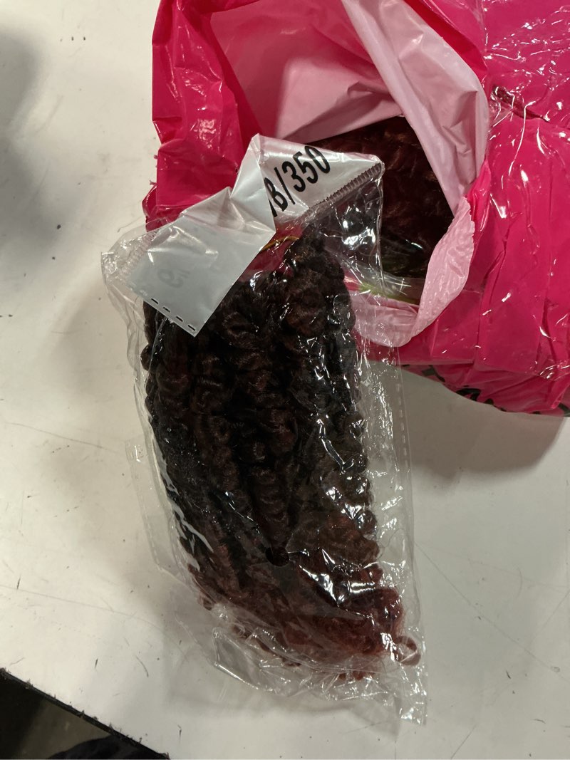 Condition photo showing New/Like New for 8 packs passion twist hair 6 inch pre-twisted crochet hair for women | pre-looped, braiding hair, synthetic hair extensions, crochet braids for women 6 inch (pack of 8) t1b/350#