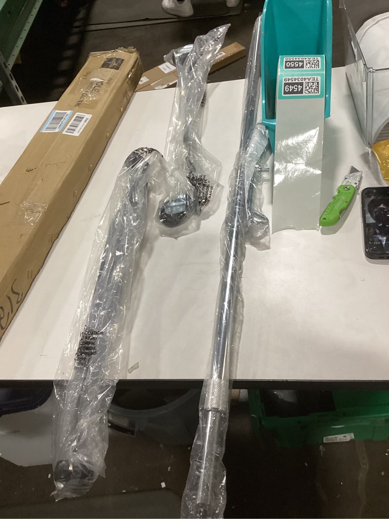 Condition photo showing New/Like New for Medline 4 Leg IV Poles Stand, 2 Hook, 4 Caster, Chrome, 47 to 85" Adjustable Height