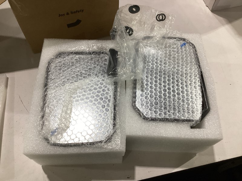 Condition photo showing New/Like New for joytutus mirrors doors off compatible with wrangler jk jl gladiator jt, door hinge mirror anti-shake wide vision easier install, doorless side quick release mirror