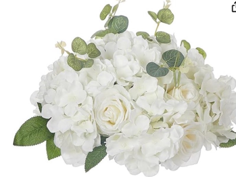 12 pcs, Artificial Flower Arrangement For Wedding Centerpieces Flower Rack Decoration Artificial Flower For Wedding Centerpiece