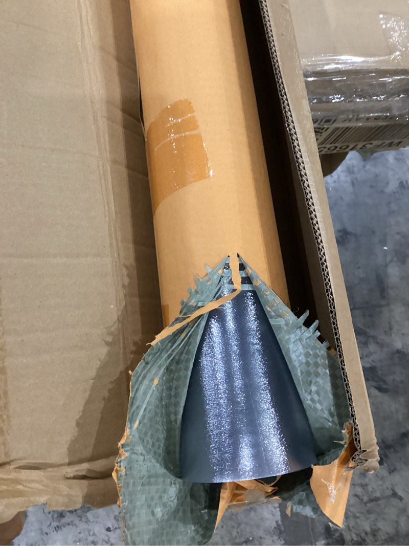 Condition photo showing New/Like New for clear plastic area mat for under dining table, 8'×10' large no slip waterproof vinyl area rug for home, anti-spill hard floor protector cover, splat mat for under high chair, easy clean floor mat frosted clear 8' x 10' (rectangular)