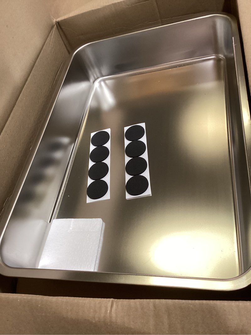 Stainless steel tray
