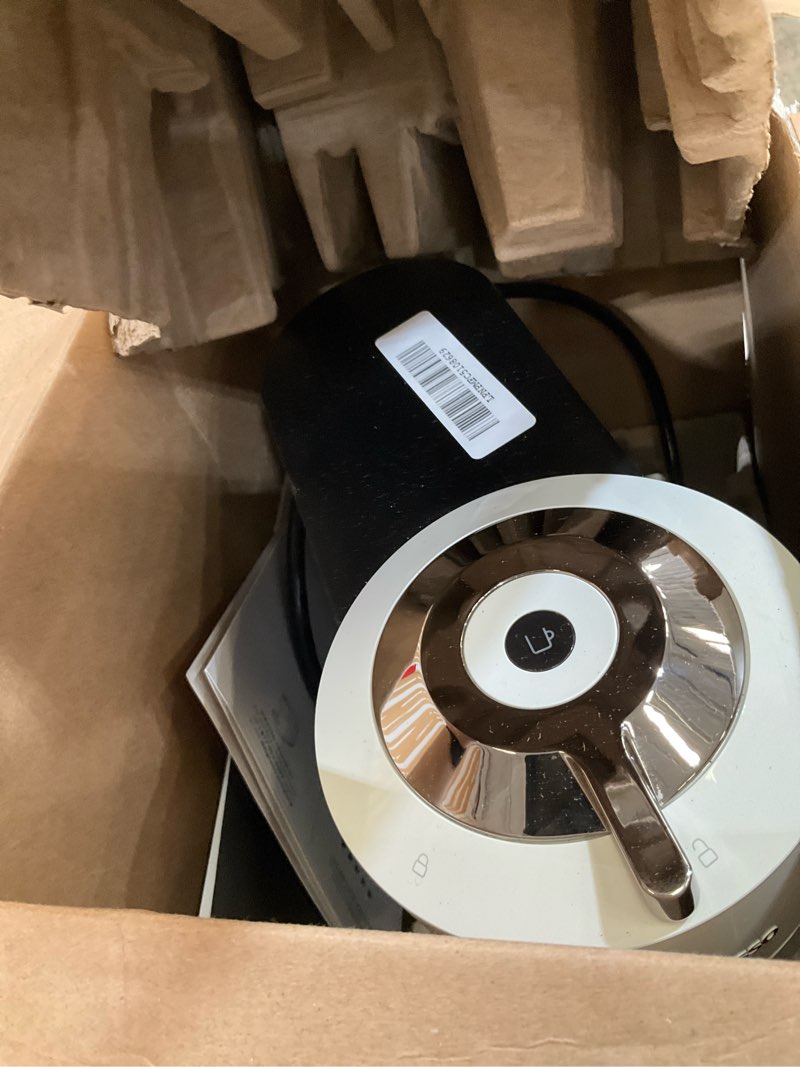 Condition photo showing As Is for nespresso vertuo next coffee and espresso maker by de'longhi, white machine only white