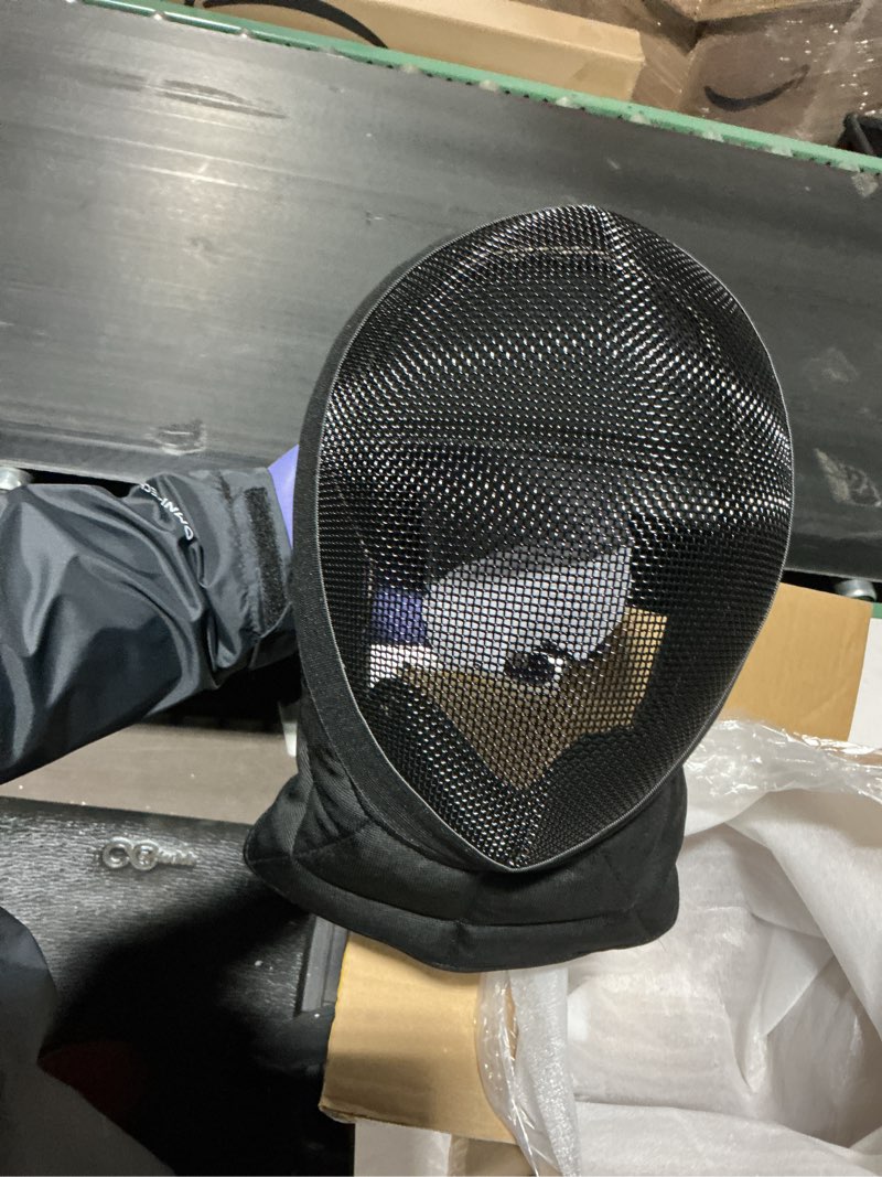 Condition photo showing New/Like New for asaki hema fencing mask with 350n stab-proof fabric,ce350n,hema gear with full coverage lining(removable and washable).for sword sparring