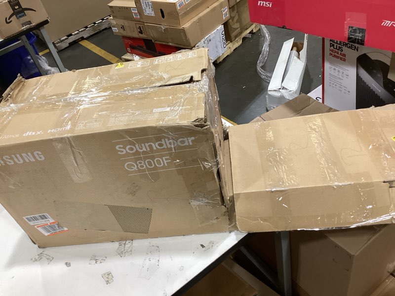 Condition photo showing As Is for Samsung Q800F 5.1.2ch Q Series Soundbar + Subwoofer, Wireless Dolby Atmos, Q-Symphony, Game Mode Pro, Smart Integration (HW-Q800F, 2025) HW-Q800F Soundbar