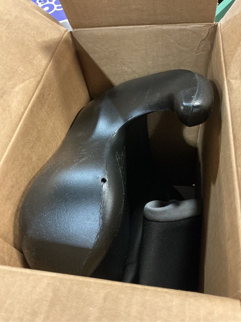 Condition photo showing As Is for cosco kids rise lx booster car seat, fossil black