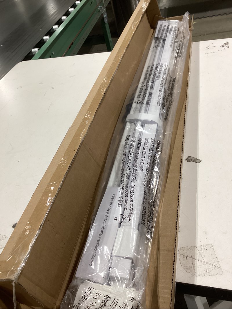 Condition photo showing Good Condition for LazBlinds No Tools No Drill 1" Vinyl Mini Blinds, Cordless Blinds for Windows, Light Filtering Horizontal Window Blinds & Shades, 36" W x 36" H, White Cordless-white 36" W x 36" H