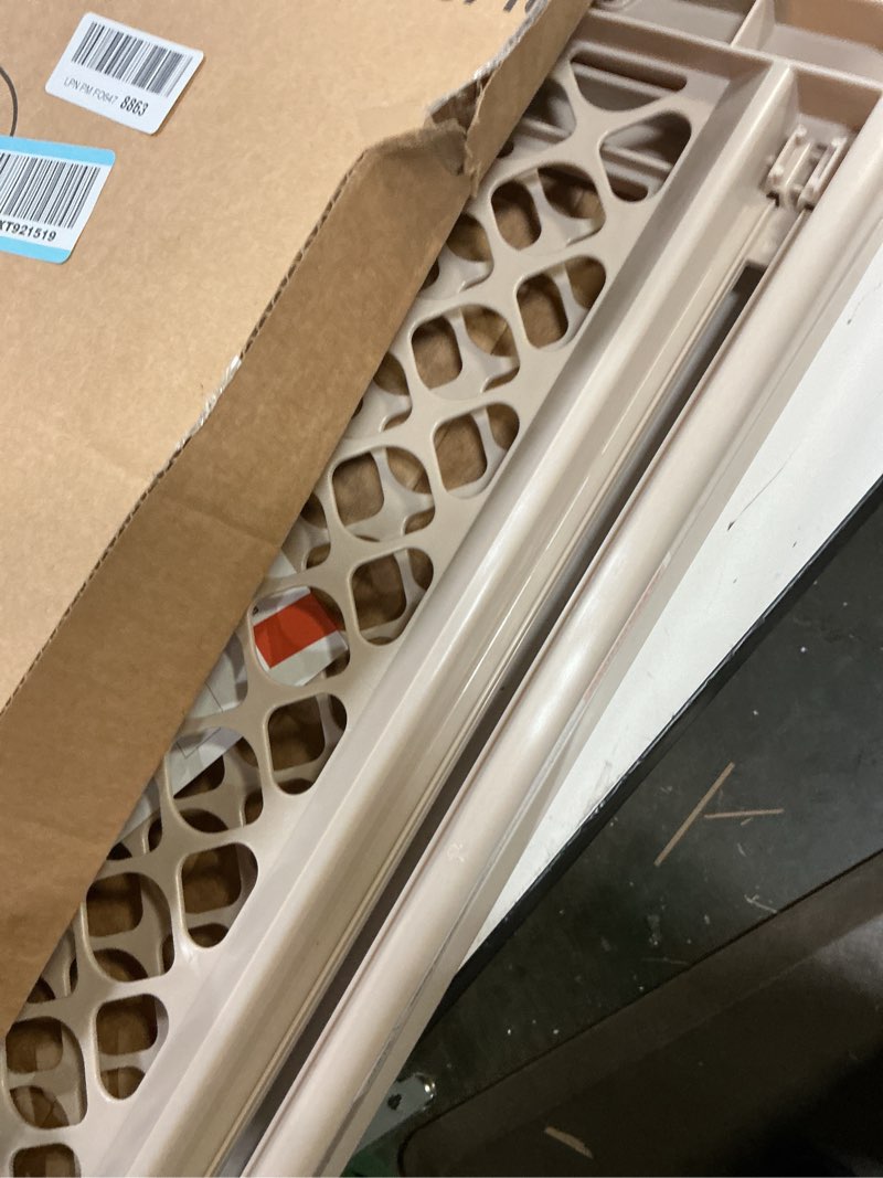 Condition photo showing Good Condition for toddleroo by north states - supergate ergo baby gate: plastic baby gate for stairs & doorways - adjustable indoor safety gate - made in usa - 26 to 42 inches wide - 26 inches tall - sand